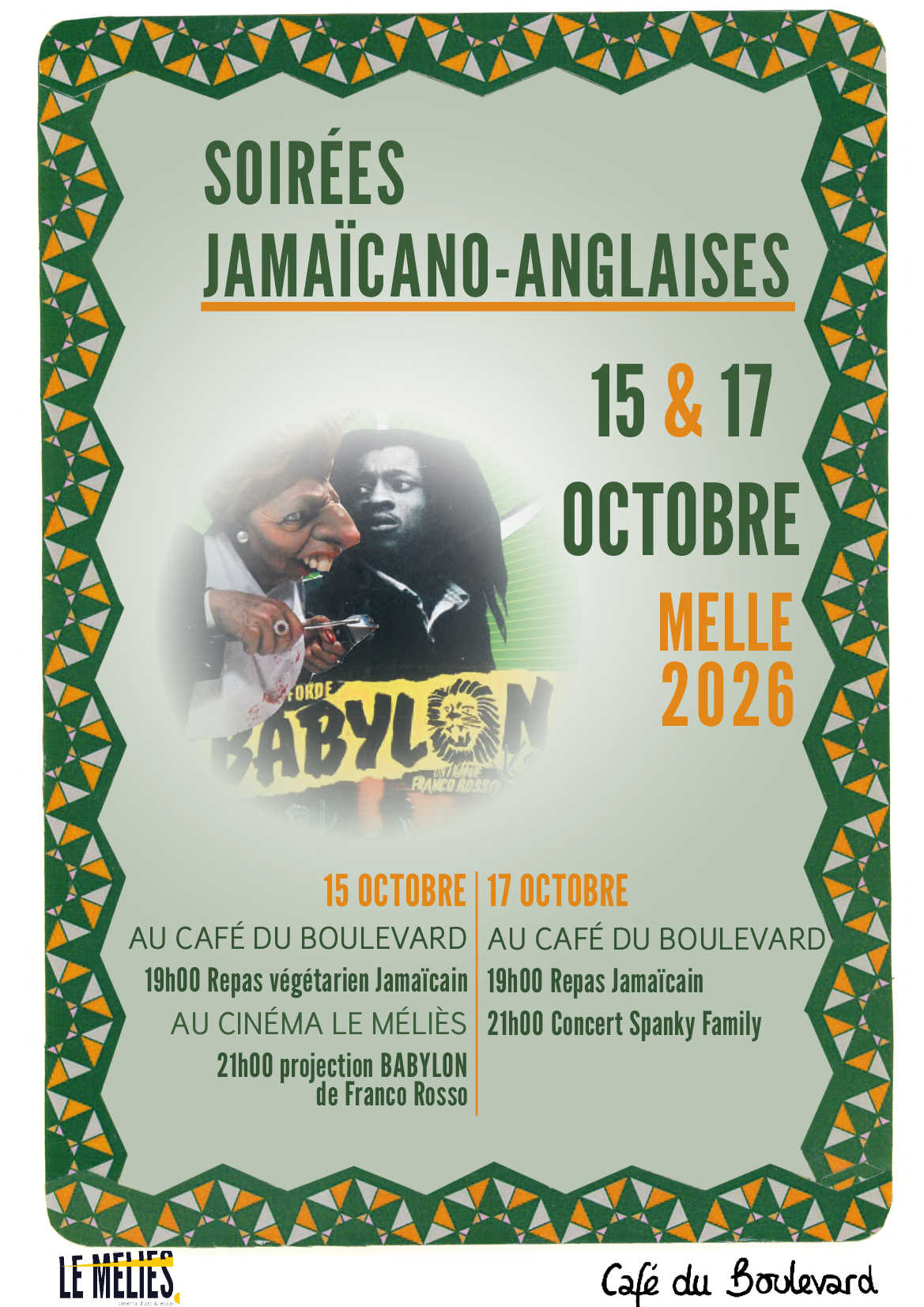 Soirée Jamaïcano-Anglaise - 2026