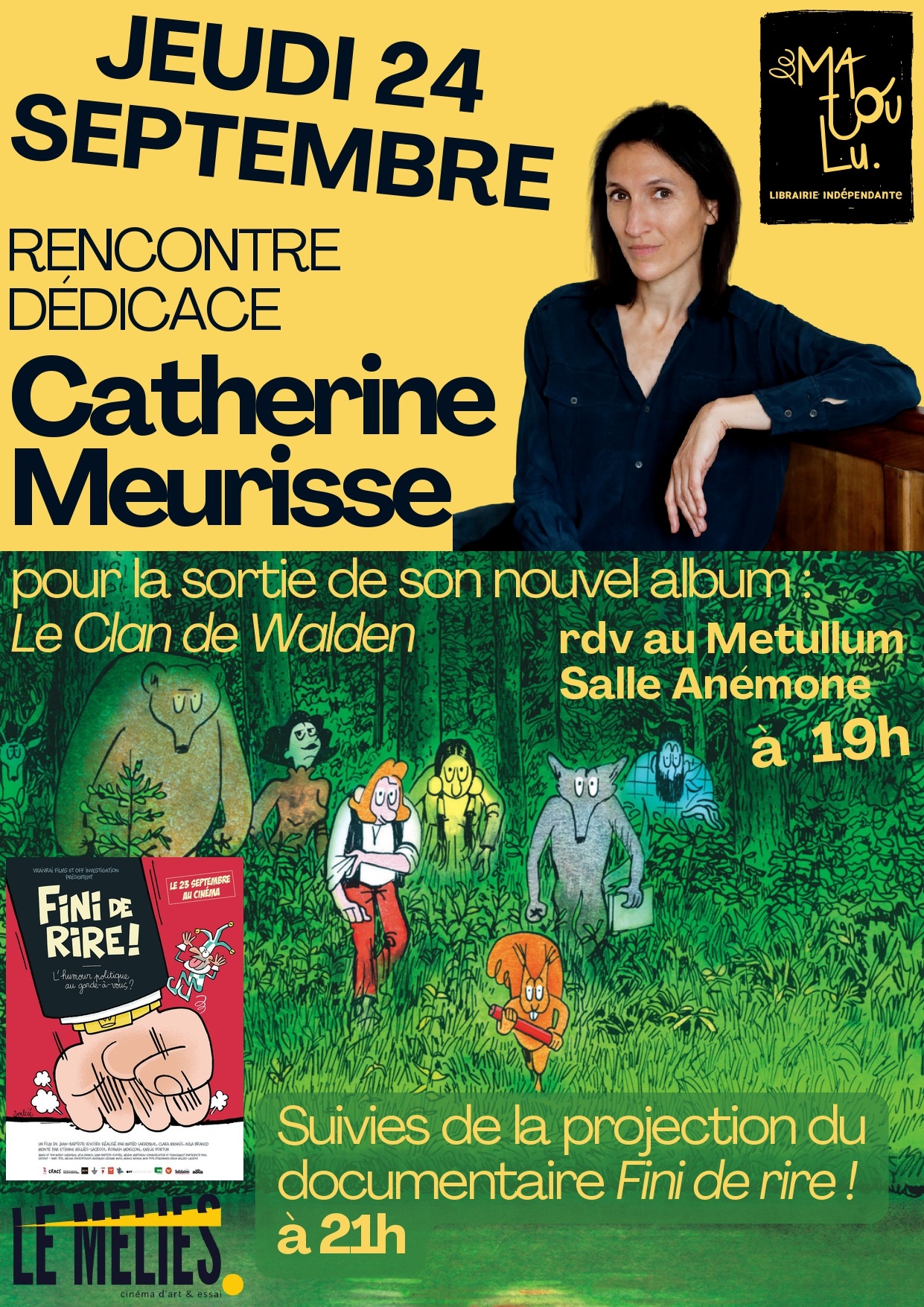 Rencontre  dédicace  Catherine Meurisse - 2026